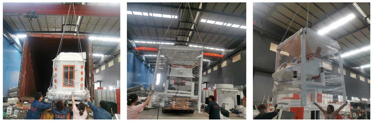 整套SZLH250飼料加工設備已發(fā)往塞浦路斯