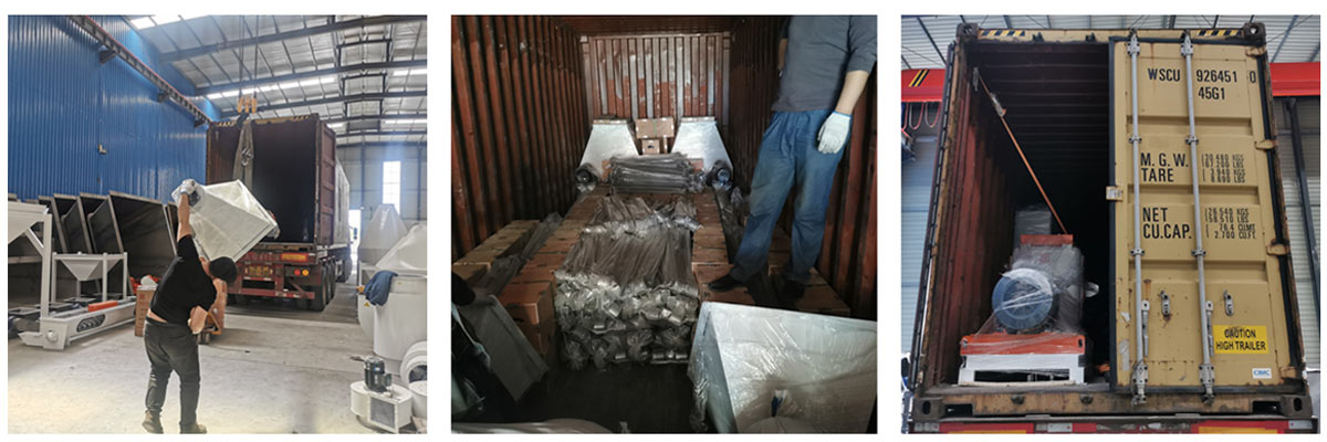 2套SZLH320顆粒機(jī)，料倉，輸送機(jī)和配件已發(fā)送到烏茲別克斯坦