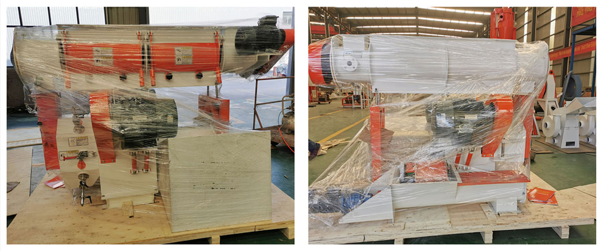 SZLH 250飼料顆粒機(jī)、電控箱及輸送機(jī)已運(yùn)往哈薩克斯坦