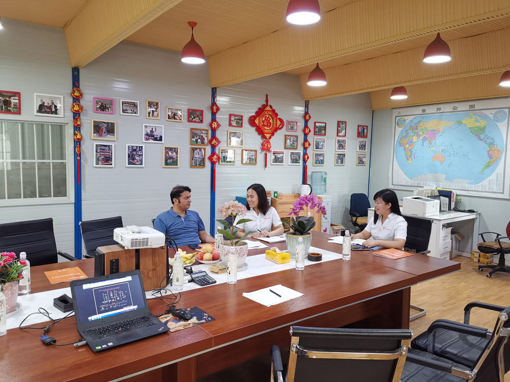 孟加拉國(guó)客戶參觀我們工廠